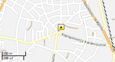 Location of business on map