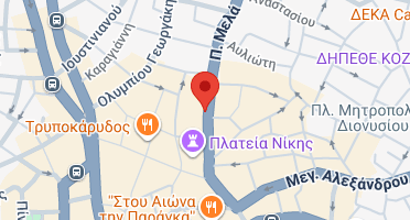 Location of business on map