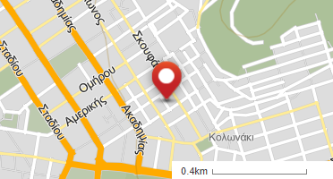 Location of business on map