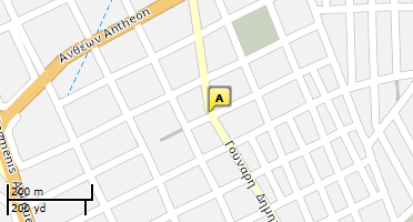 Location of business on map