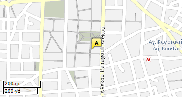 Location of business on map