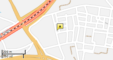 Location of business on map