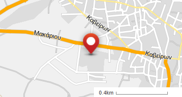 Location of business on map
