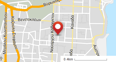 Location of business on map