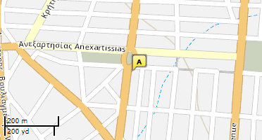 Location of business on map