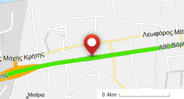 Location of business on map