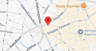 Location of business on map