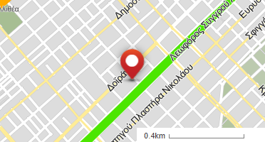 Location of business on map