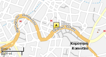 Χάρτης και σημείο της επιχείρησης