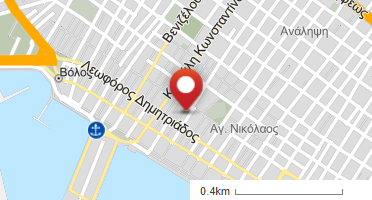 Location of business on map