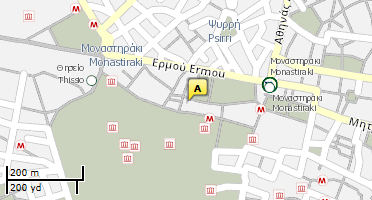 Location of business on map