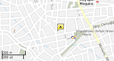 Location of business on map