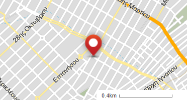 Location of business on map