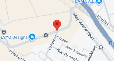 Location of business on map