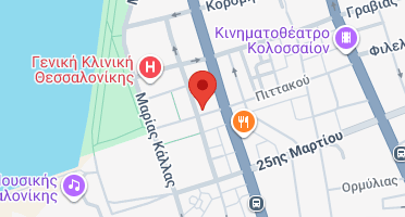 Location of business on map