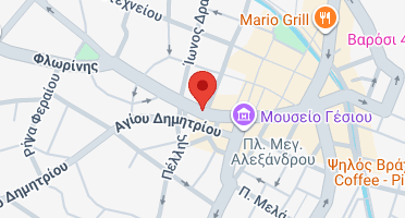Location of business on map