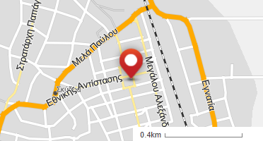 Location of business on map