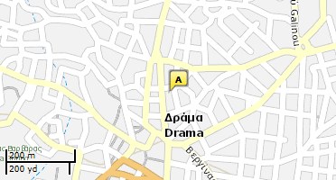 Location of business on map