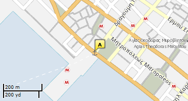Location of business on map