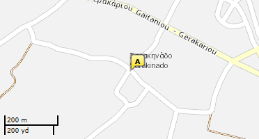 Location of business on map