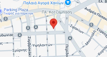 Location of business on map