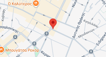 Location of business on map