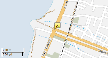 Location of business on map