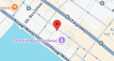 Location of business on map