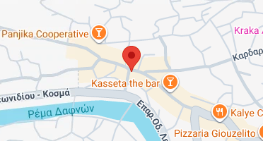 Location of business on map