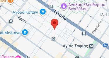 Location of business on map