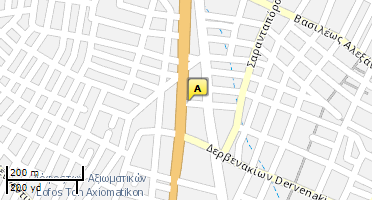 Location of business on map
