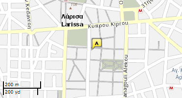 Χάρτης και σημείο της επιχείρησης