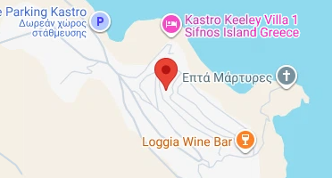 Location of business on map