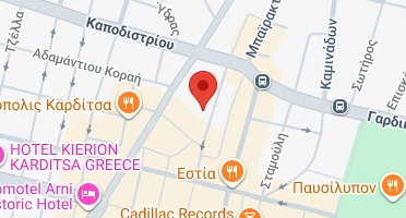 Location of business on map