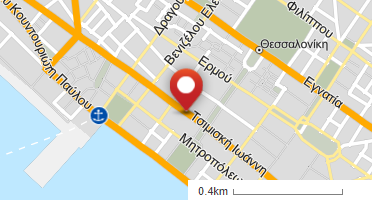 Location of business on map