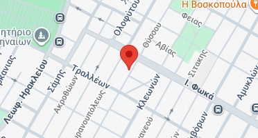 Location of business on map