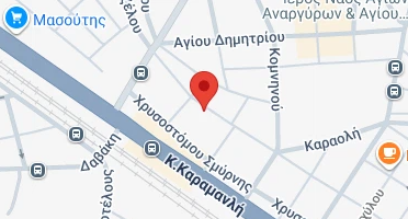 Location of business on map