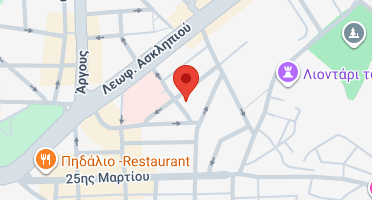 Location of business on map