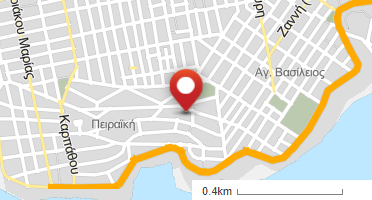 Location of business on map