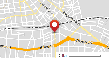 Location of business on map