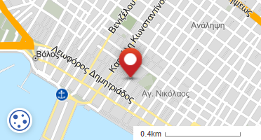 Location of business on map