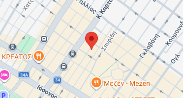 Location of business on map