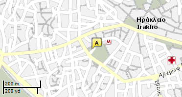 Location of business on map