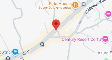 Location of business on map