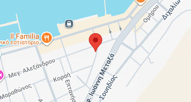 Location of business on map