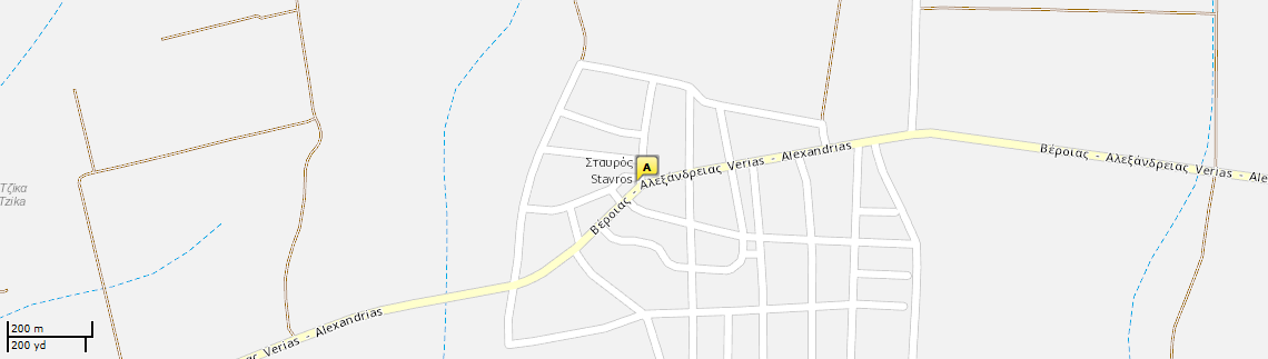 Χάρτης και σημείο της επιχείρησης