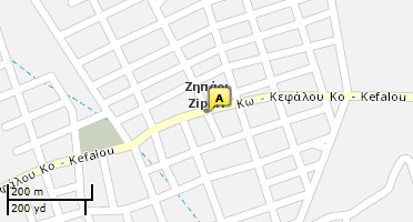 Location of business on map