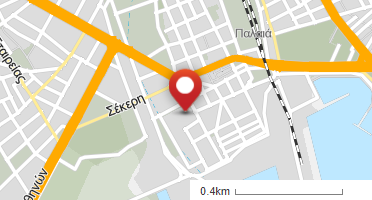 Location of business on map