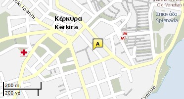 Location of business on map
