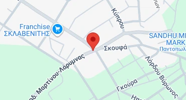 Location of business on map